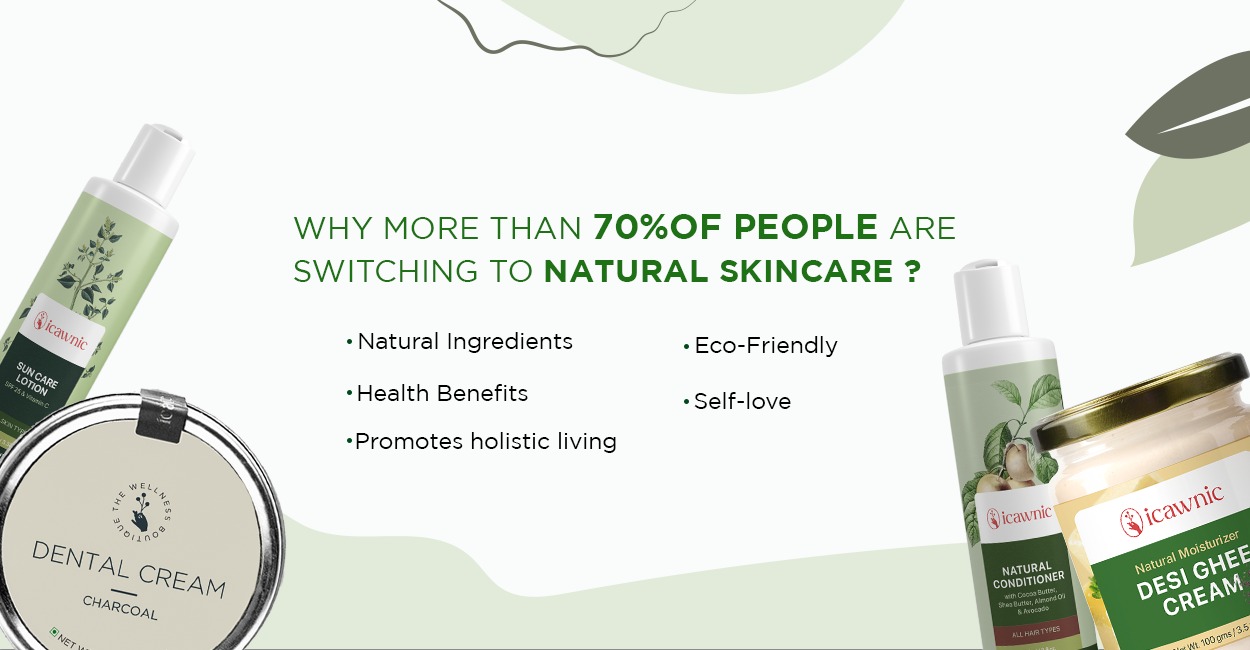 Why more than 70% of people are switching to natural skincare ?
