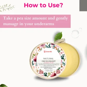 Blushing Orchid Natural Deodorant Cream 35gms - Image 8