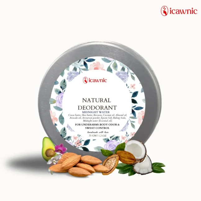 Mid Night Water Natural Deodorant For Underarms 35gms - Image 4
