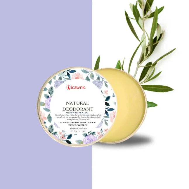 Mid Night Water Natural Deodorant For Underarms 35gms - Image 5