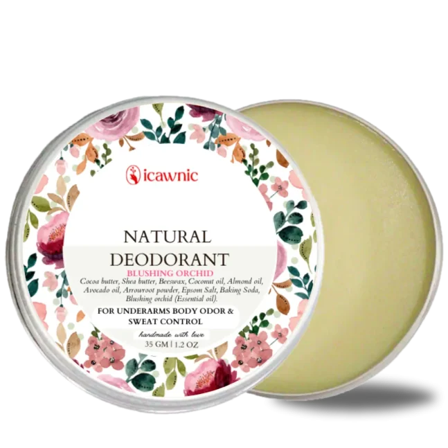 Blushing Orchid Natural Deodorant Cream 35gms