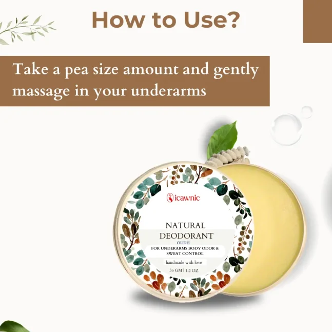Oud Natural Deodorant 35gms - Image 7