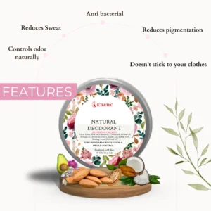 Blushing Orchid Natural Deodorant Cream 35gms - Image 7